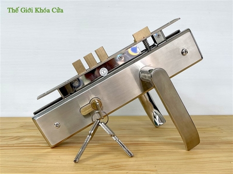 Khóa Cửa Chính Inox Huy Hoàng SS-8510