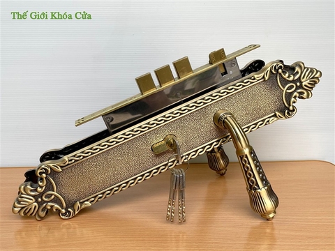 Khóa Cửa Chính Nhập Khẩu Gold SSA BL-6868-SF