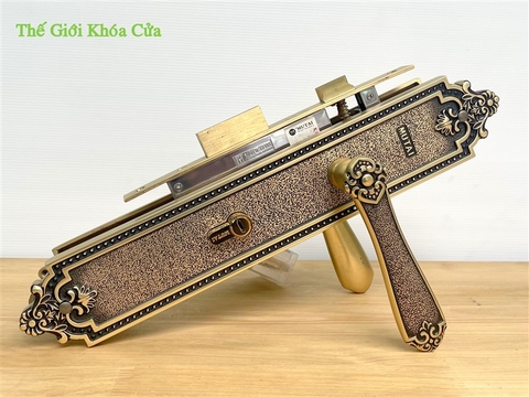 Khóa Đồng Cửa Tân Cổ Mutai L-8868-SF