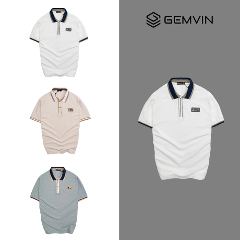 Áo Polo Nam G1141 Cá sấu cotton lục giác mềm mại, thoáng mát, thanh lịch