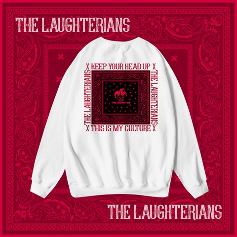[RED VERSION] LAUGHTERIAN PATTERN SWEATER