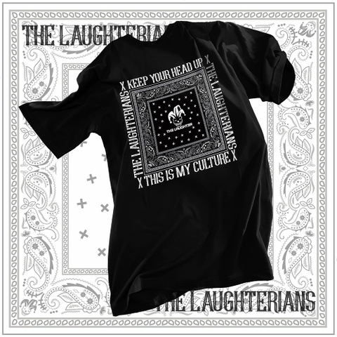 LAUGHTERIAN PATTERN T-SHIRT