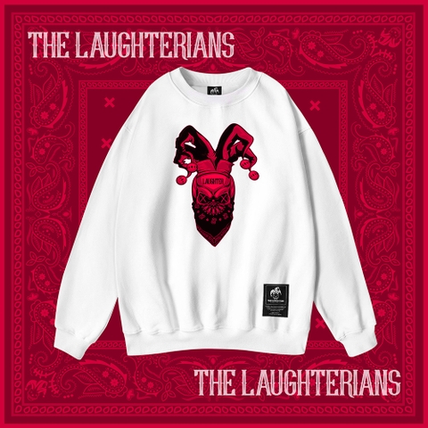 [RED VERSION] LAUGHTERIAN PATTERN SWEATER