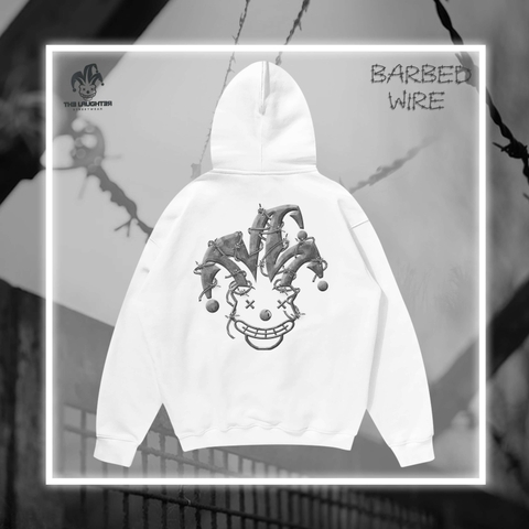 LAUGHTER BARBED-WIRE HOODIE