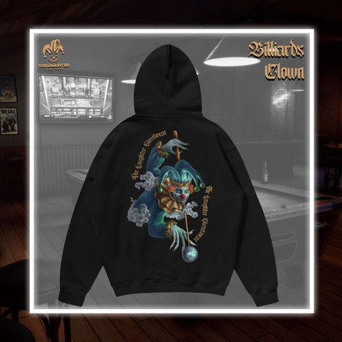 LAUGHTER BILLIARDS CLOWN HOODIE