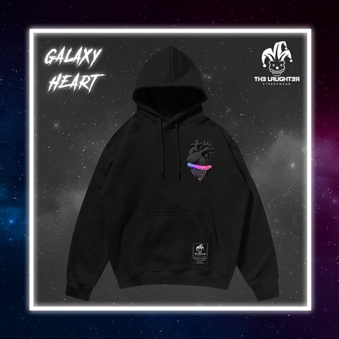 LAUGHTER GALAXY HEART HOODIE