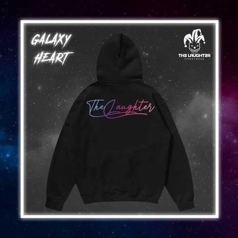 LAUGHTER GALAXY HEART HOODIE