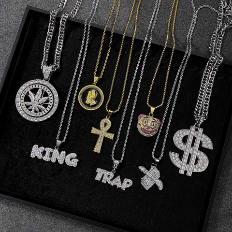 HIP HOP DIAMOND CHAIN NECKLACES - HIGH QUALITY