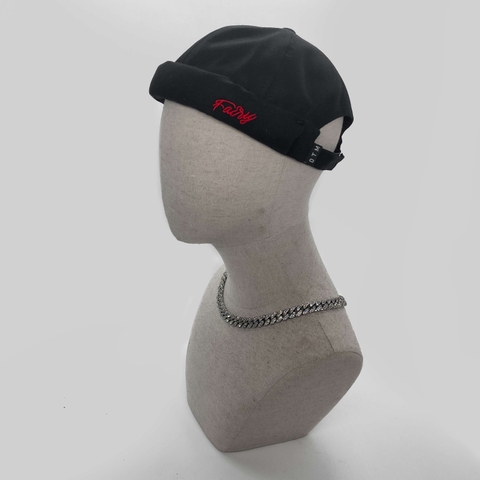 BLACK DOCKER HAT