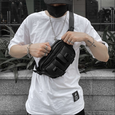 LEATHER WAIST BAG (BIG SIZE)