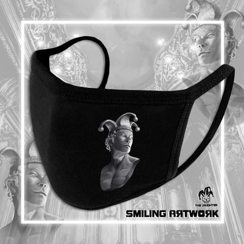 LAUGHTER SMILING ARTWORK MASK - 3 PIECES