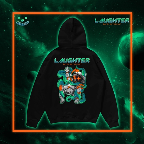 LAUGHTER EATEN ASTRONAUT HOODIE