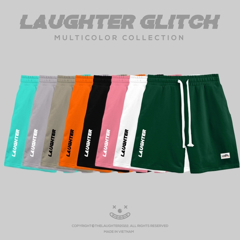 LAUGHTER GLITCH MULTICOLOR SHORTS