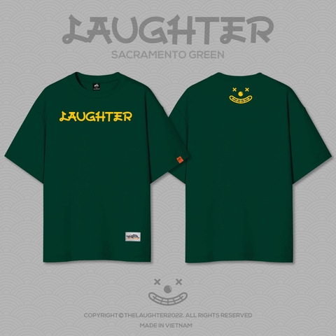 LAUGHTER MINIMALISM BASIC T-SHIRT