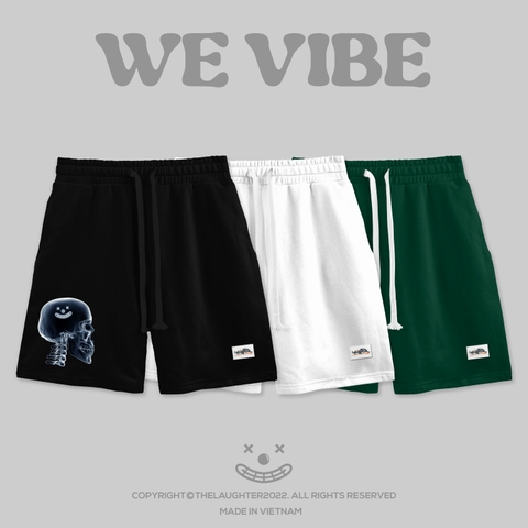 LAUGHTER WE VIBE MULTICOLOR SHORTS