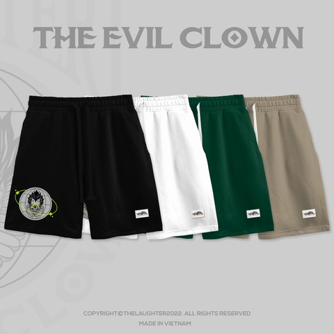 LAUGHTER THE EVIL CLOWN MULTICOLOR SHORTS