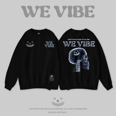 LAUGHTER WE VIBE SWEATER