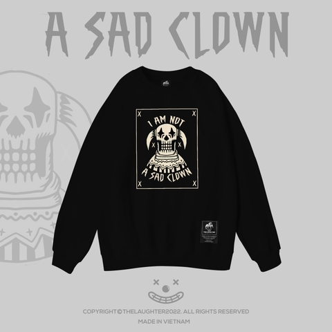 LAUGHTER SAD CLOWN SWEATER