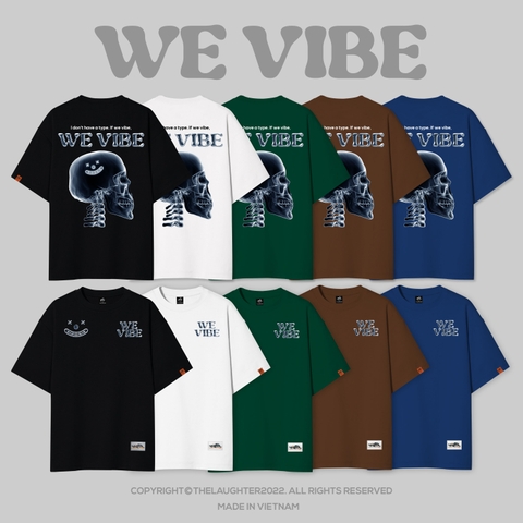 LAUGHTER WE VIBE MULTICOLOR T-SHIRT