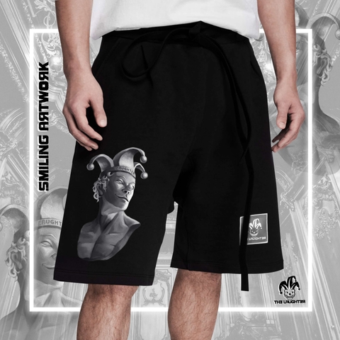 LAUGHTER SMILING ARTWORK SHORTS