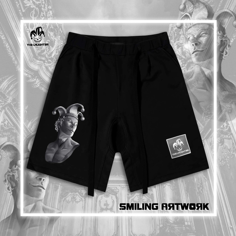 LAUGHTER SMILING ARTWORK SHORTS