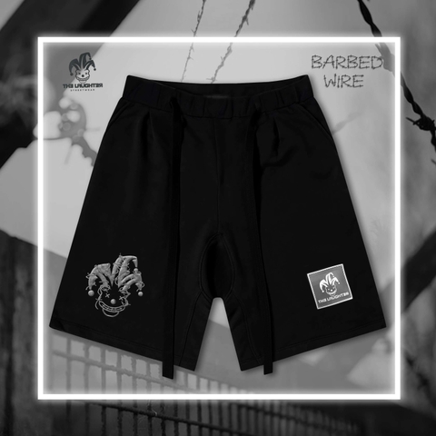 LAUGHTER BARBED WIRE SHORTS