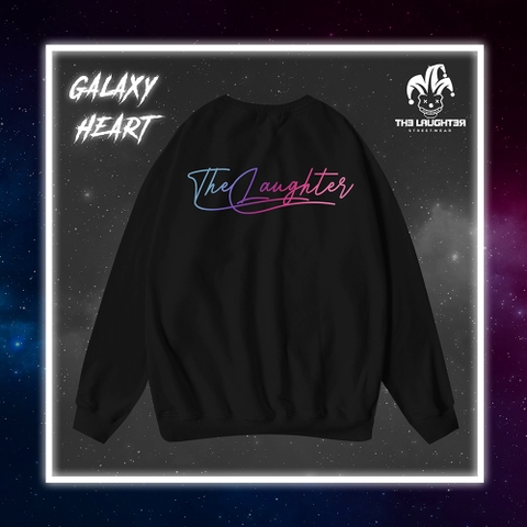 LAUGHTER GALAXY HEART SWEATER