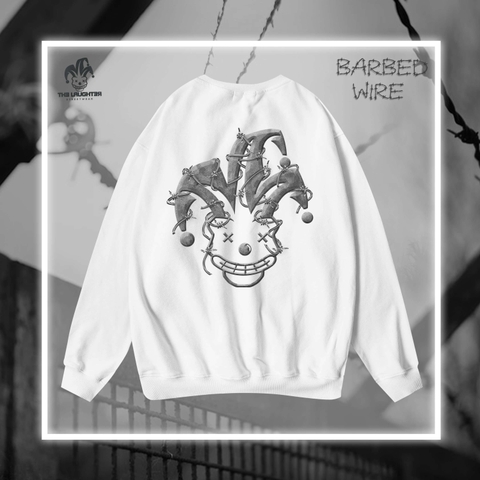 LAUGHTER BARBED-WIRE SWEATER