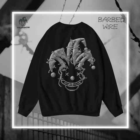 LAUGHTER BARBED-WIRE SWEATER