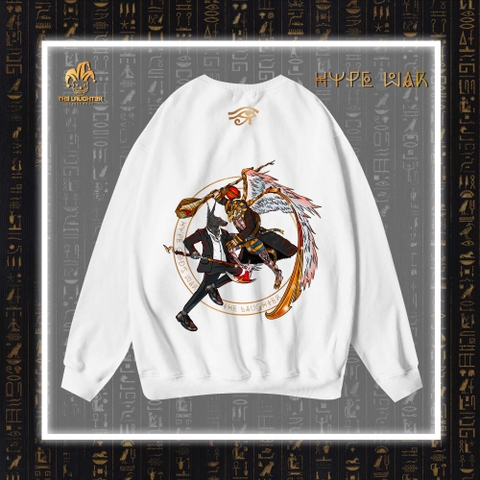 LAUGHTER HYPE WAR SWEATER