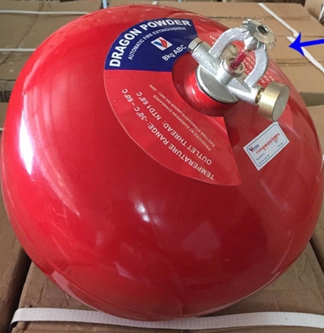 Bình chữa cháy cầu tự động XZFT6 - ABC- 6kg có tem kiểm định tại quận Đống Đa, Hà Nội