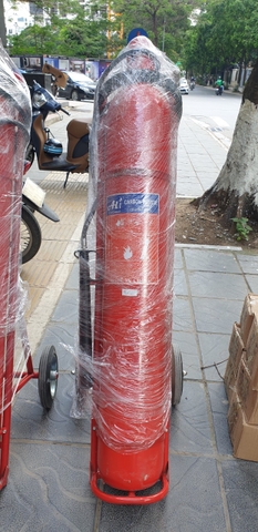 Bình chữa cháy xe đẩy Ali Carbon Dioxide CO2 24 kg MT24