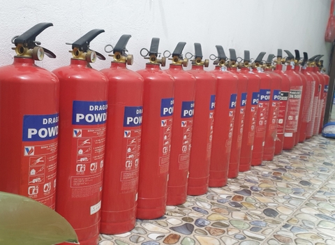 Bình chữa cháy bột MFZL8 ABC - 8kg có tem kiểm định tại quận Ba Đình, Hà Nội