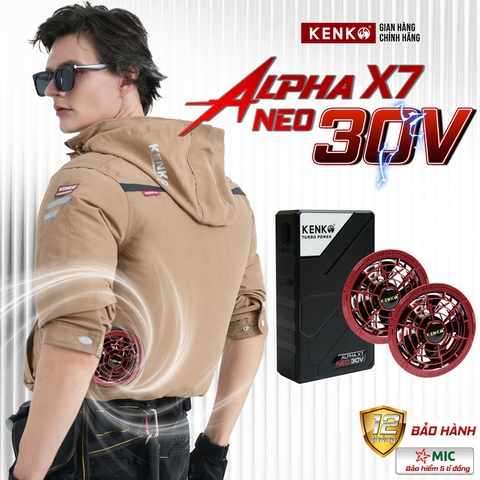 Áo điều hoà KENKO dài tay chất liệu vải taslan màu be trượt nước-SM24