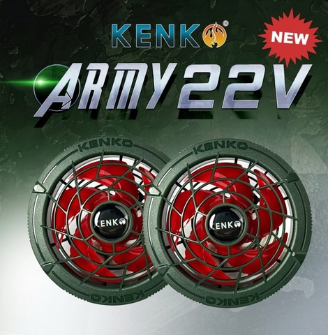 Quạt Kenko ARMY 22V phiên bản ECO tiết kiệm