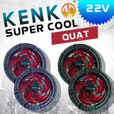 Phụ kiện quạt áo điều hoà KENKO ALPHA X5 22V mạnh nhất, công nghệ quạt siêu êm