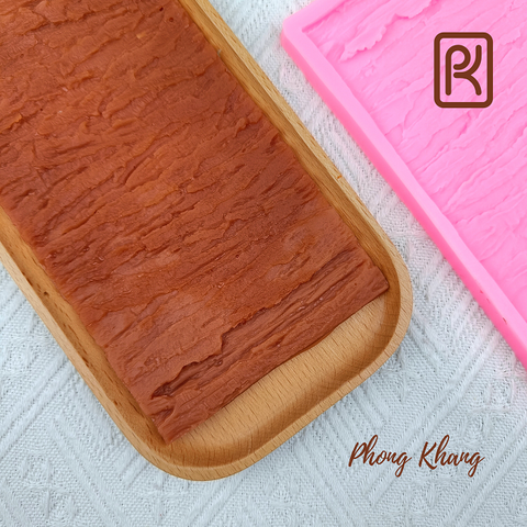 Khuôn silicon ốp thành bánh vân gỗ