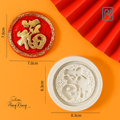 Khuôn silicon chữ Phúc