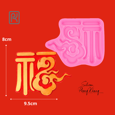 Khuôn silicon chữ phúc
