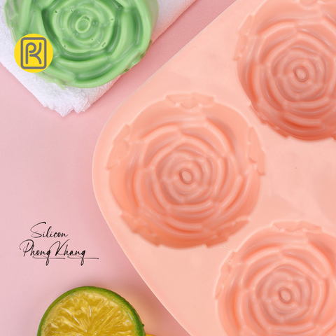 Khuôn silicon hoa hồng