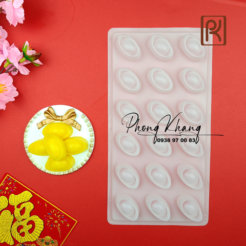Khuôn rau câu 18 thỏi vàng