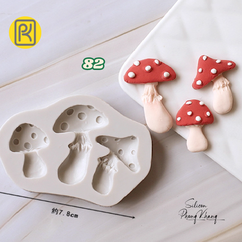 Khuôn silicon cây nấm