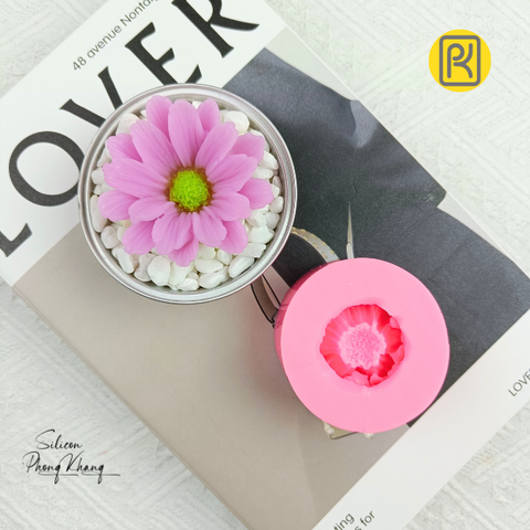 Khuôn silicon hoa cúc