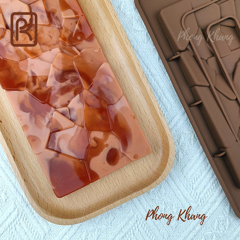 Khuôn silicon ốp thành bánh hình băng đá