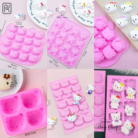 Khuôn silicon mèo Kitty