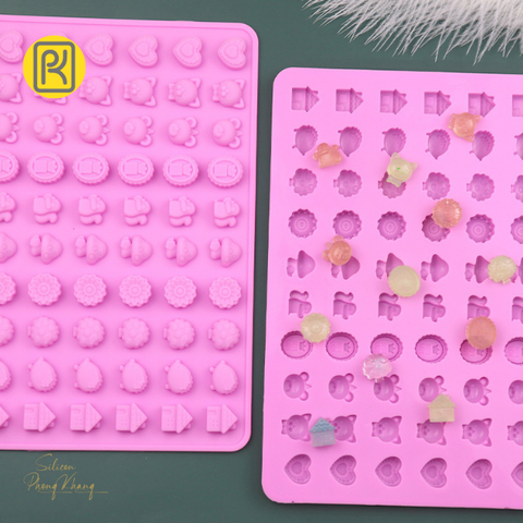 Khuôn silicon kẹo dẻo con sóc