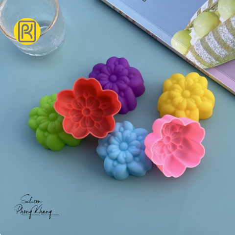 Combo 10 khuôn silicon hoa sakura