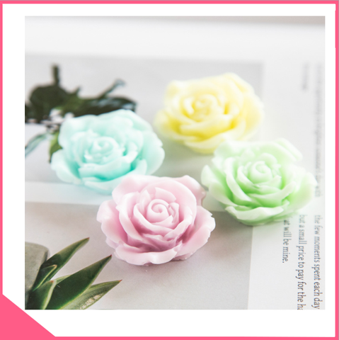 Khuôn silicon 4d làm rau câu hoa hồng