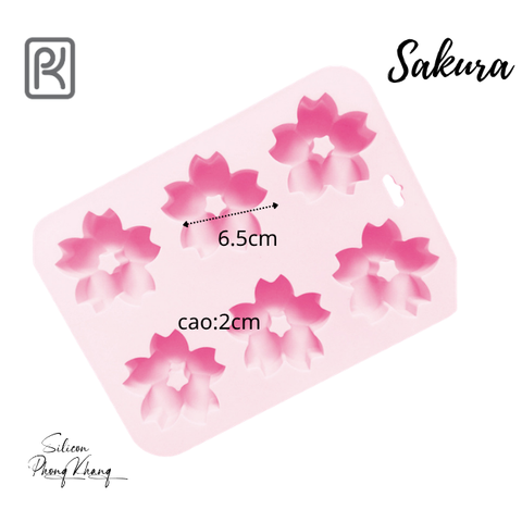 Khuôn silicon hoa anh đào