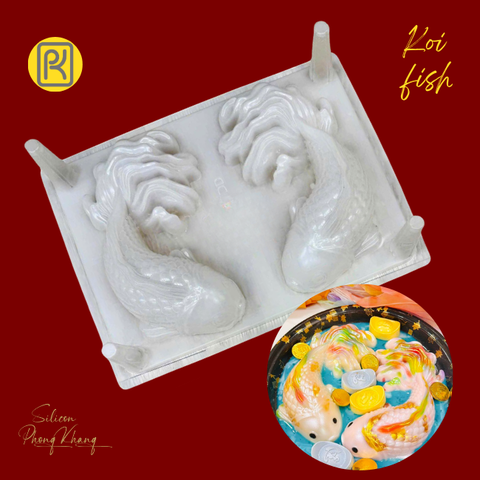 Khuôn cá chép đuôi gợn sóng